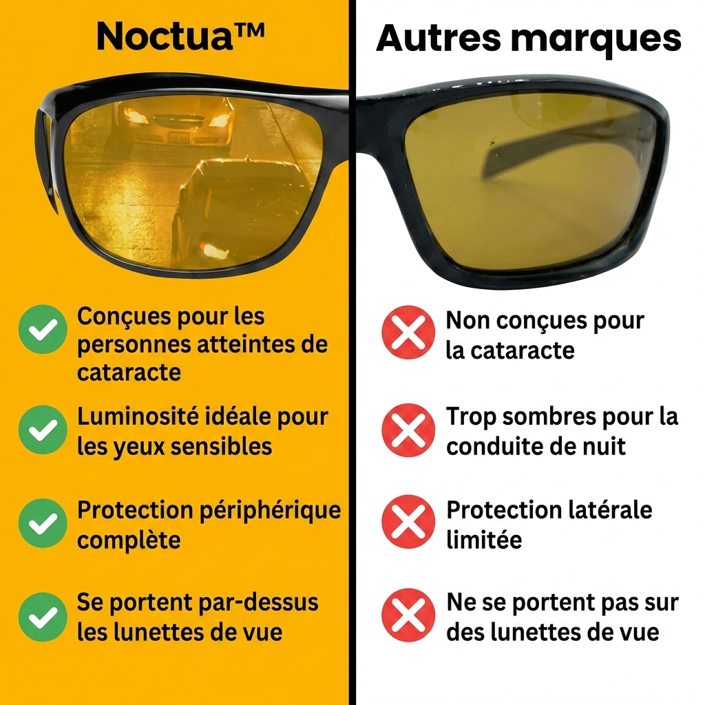 Noctua™ Pro — Dites adieu à l’éblouissement nocturne